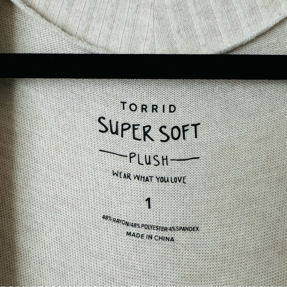 Torrid Plus Size Super Soft Open Front Longline C… - image 6